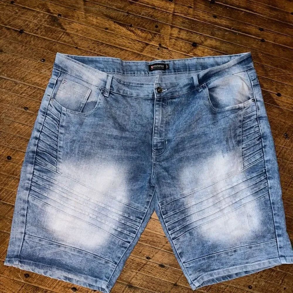 South Pole vintage urban streetwear hip hop 44 denim shorts